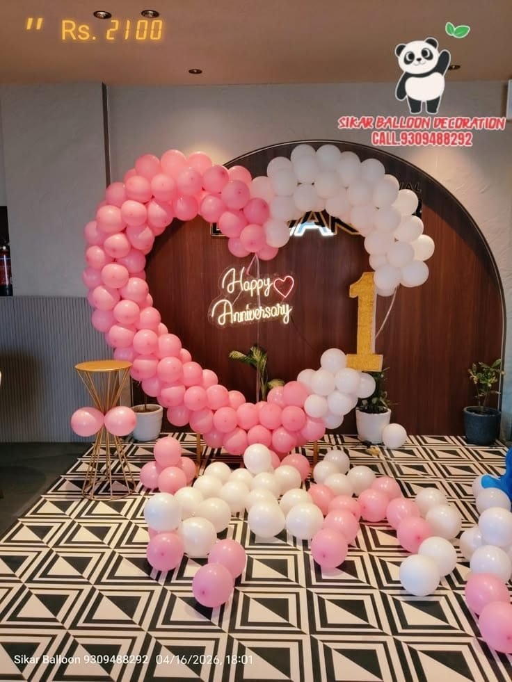 Anniversary decoration idea 2 by Marvel Events Planner in Bengaluru