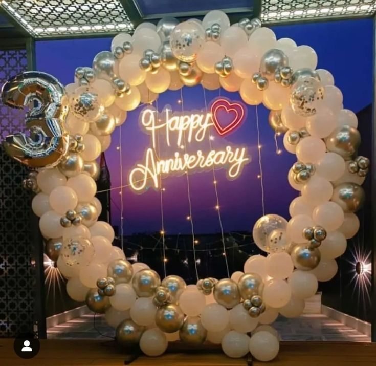 Anniversary decoration idea 4 by Marvel Events Planner in Bengaluru