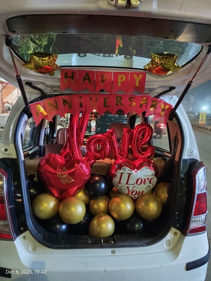 Car Decoration decoration idea 1 by Marvel Events Planner in Bengaluru