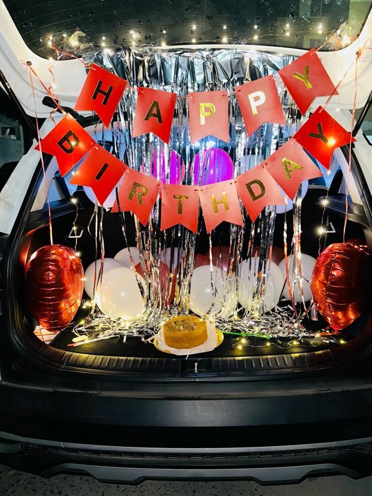Car Decoration decoration idea 2 by Marvel Events Planner in Bengaluru