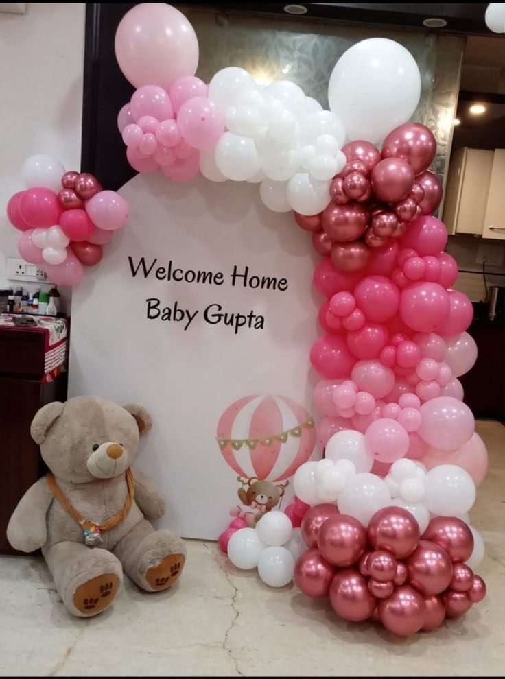 Welcome Baby decoration idea 2 by Marvel Events Planner in Bengaluru